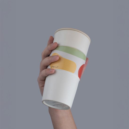 이중 도자기 텀블러
