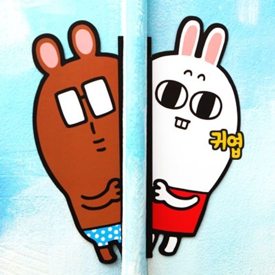 [포켓노트증정] 마조앤새디 모니터 메모보드(빼꼼)세트  (웹툰)