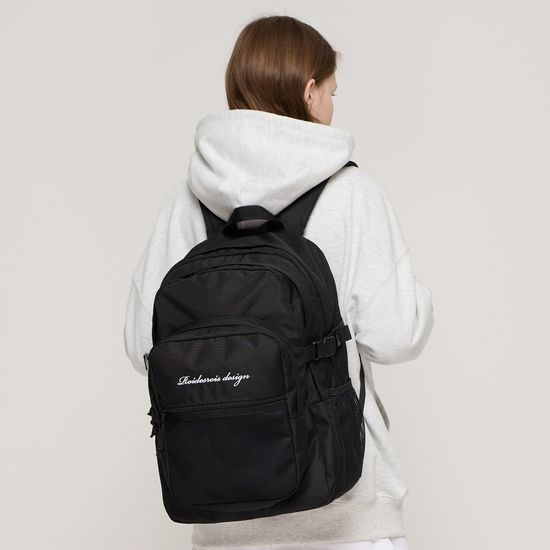 뉴 오 웁스 3D 포켓 메쉬 백팩 (블랙)