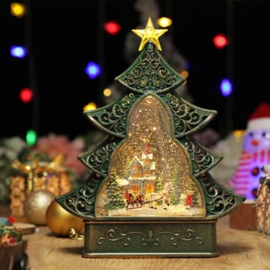 크리스마스 장식 소품 스노우볼 오르골 무드등