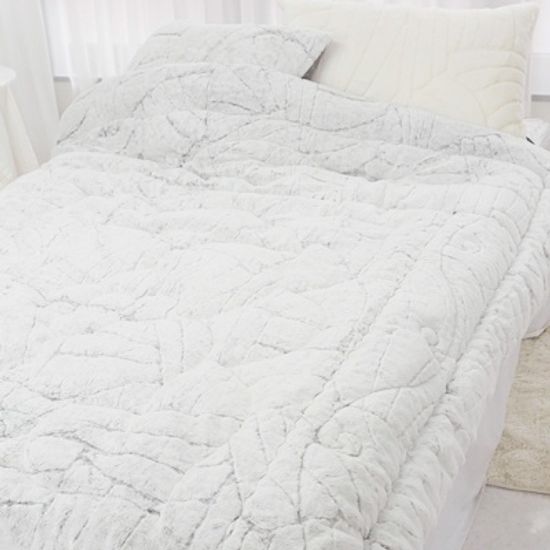 크랙 풀달 극세사 차렵 이불 침구 세트-2컬러