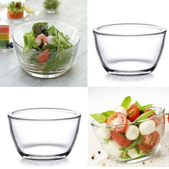 칼라 다용도 유리볼(4 inch.D)샐러드볼(4P)