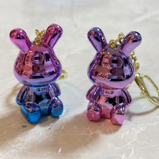 사이버틱 그라데이션 토끼 키링