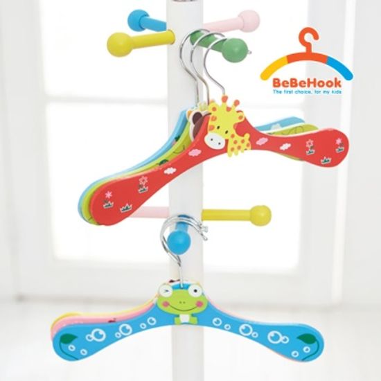 [베베훅] 뉴앙팡 캐릭터 옷걸이 6P세트 BBHKAH0406
