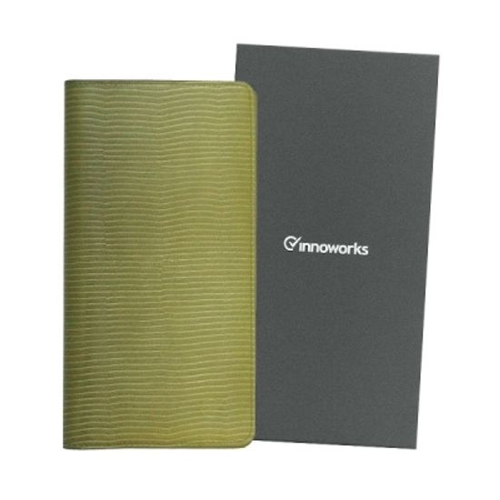 웍스 가죽수첩 커버 플래너 칸브리오 그린-포켓 7004