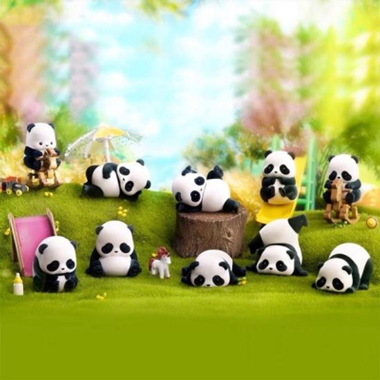 PANDA ROLL 개구쟁이 러블리 판다 미니 피규어