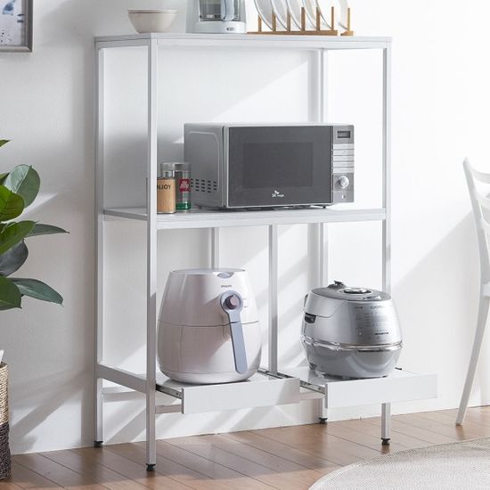 코인 에어프라이어 전자렌지 수납장 렌지대 (착불)