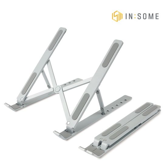 인썸 휴대용 접이식 알루미늄 노트북 거치대 ISM-LS01