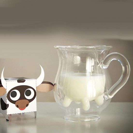 [ 젖소 머그유리잔 크림컵  W172326