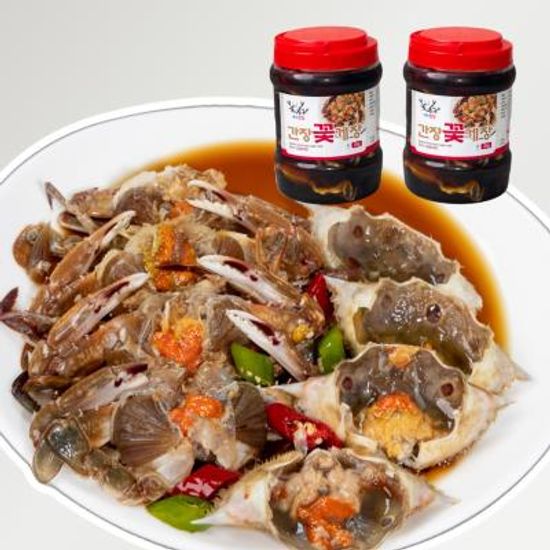 [1+1] 암꽃게 저염식 알배기 손질간장게장 2kg+2kg