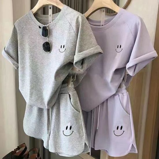 노르틱 여성 반팔 트레이닝복 세트