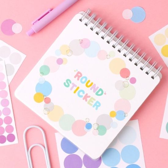 워너디스 원형 스티커_8/13/20 mm