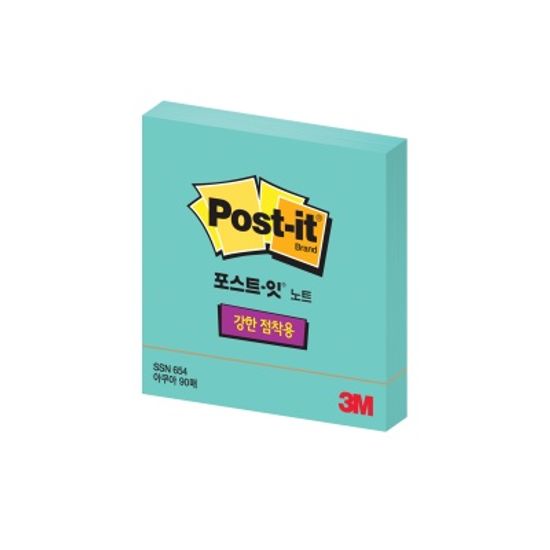 3M 포스트-잇 강한점착용 노트 SSN 654