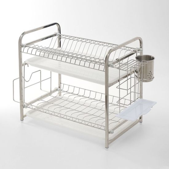 올인원 304스텐 2단 식기건조대 물빠짐 그릇건조대