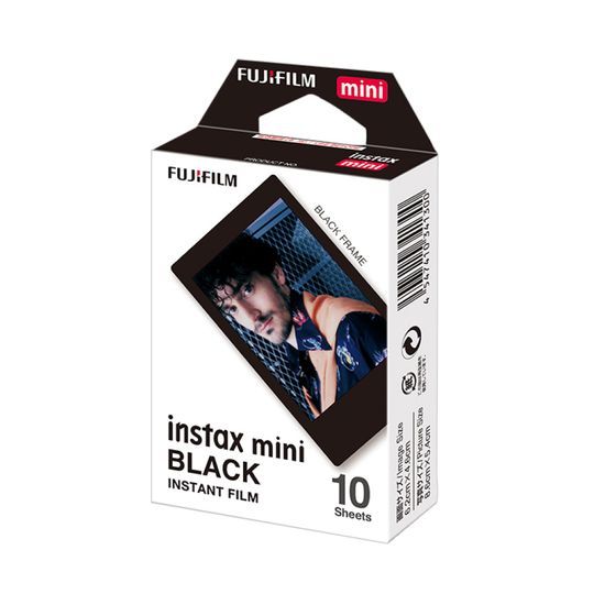 인스탁스  블랙 디자인 미니필름 10장(1팩)