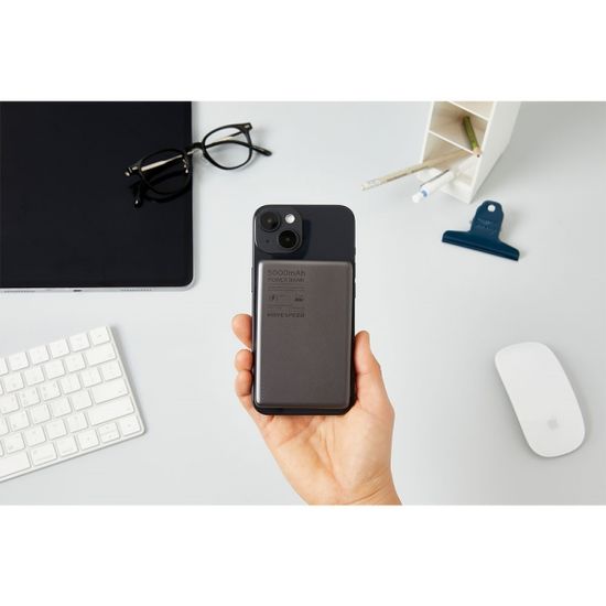 무브스피드 초슬림 5000mAh 맥세이프 보조배터리