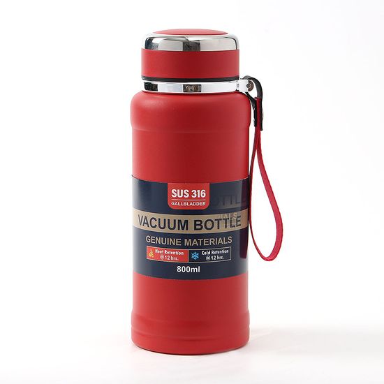 [쿠킹홈]사계절 보냉 보온병(800ml) (레드)