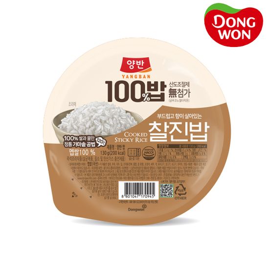 [동원] 양반100밥 찰진밥 130g x 24개 [리뉴얼]