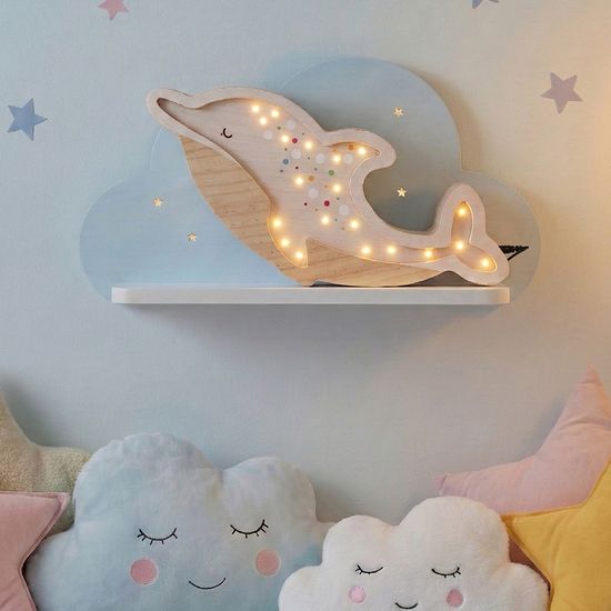 키앤비 돌고래 우든 무드등