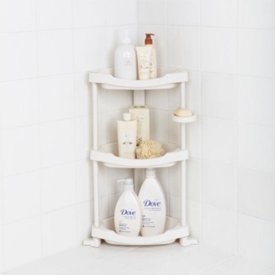 창신리빙 욕실 스탠드코너선반3단