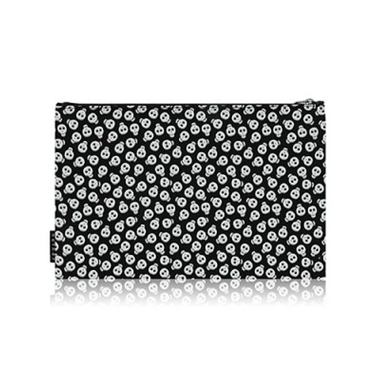 nother Glow in the Dark Tiny Skulls Pouch / 나더 타이니 스컬 야광 파우치 (Large)