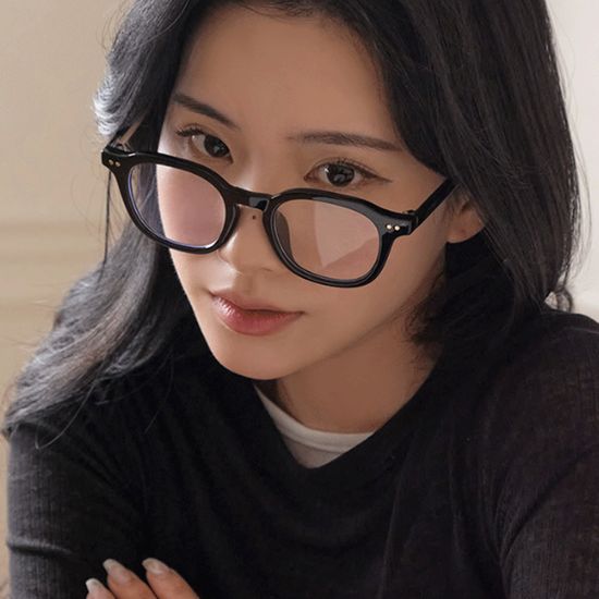 블루라이트 차단 볼드 뿔테안경 패션 투명 안경테