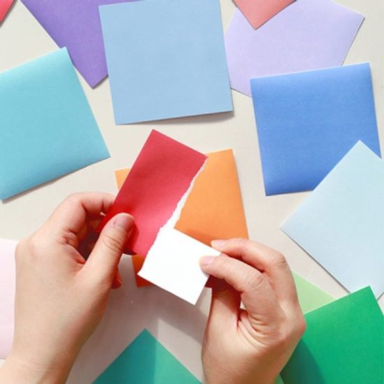 색종이 스티커 팩 (50매)