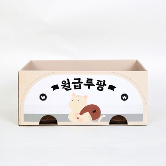 [노리노리캣] 카펫 스크래쳐 박스 월급루팡