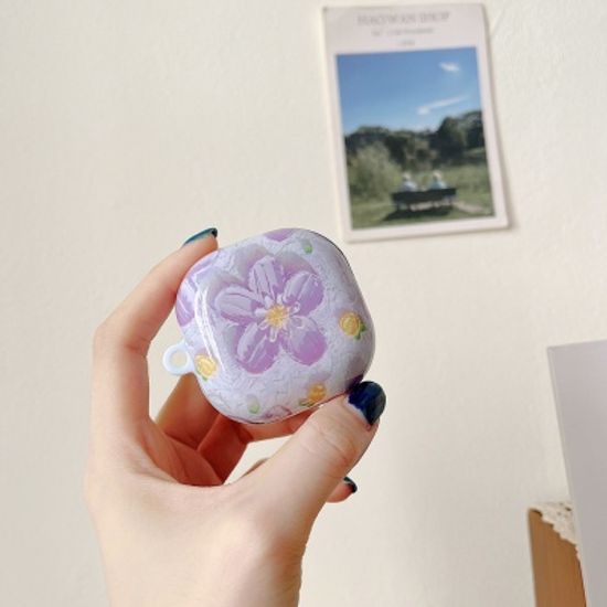 갤럭시 버즈 프로 라이브 버즈2 플라워 하드 케이스