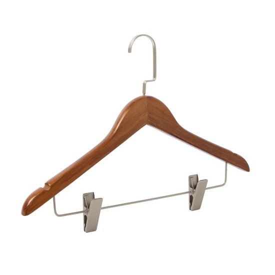 클래식 집게 상하의 원목 옷걸이/남녀 정장장옷걸이