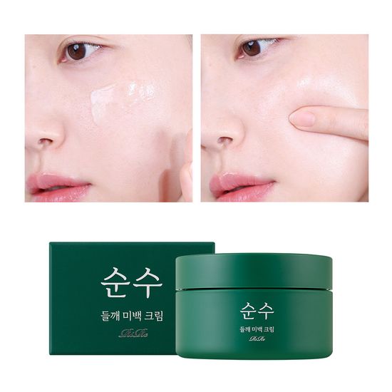 리르 순수 들깨 미백크림 - 기미 색소침착 진정탄력 