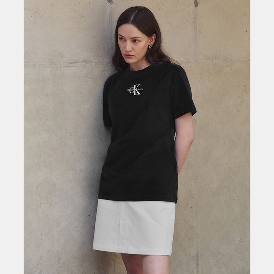 캘빈클라인 모노그램 자수 코튼 반팔티 남여공용 2종