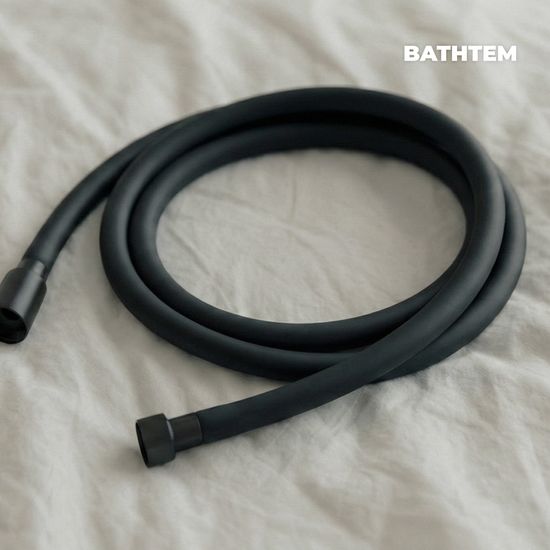 바스템 물때가 끼지않는 튜브형 샤워줄(그레이,블랙)