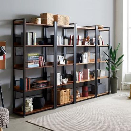 철재 깊은책장 진열 선반시리즈