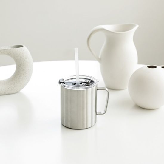 [LEAVES] 리브스 데일리 스테인레스 진공컵_SILVER