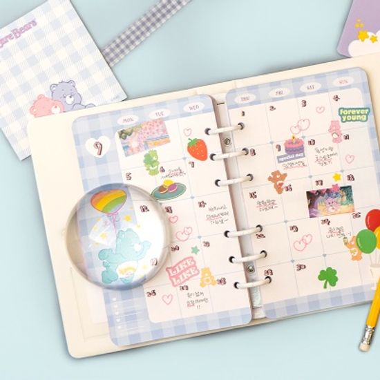 루카랩 케어베어 플러피 아카이브 만년형 다이어리