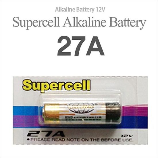 슈퍼셀 27A(1알) 12V 알카라인건전지(W173246)