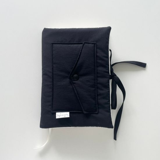 팬레터 블랙 북커버 다이어리커버