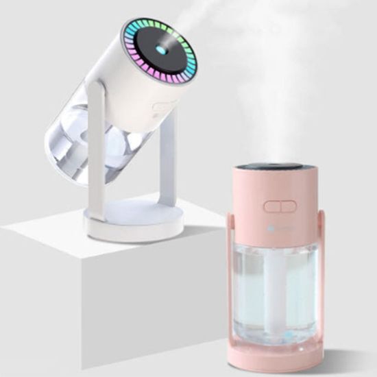 이놀 각도조절 미니 소형 책상 탁상용 가습기 600ml