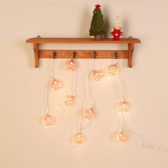 [도토로]10구 USB LED 전등갓 가랜드 전구(2M) (웜색)