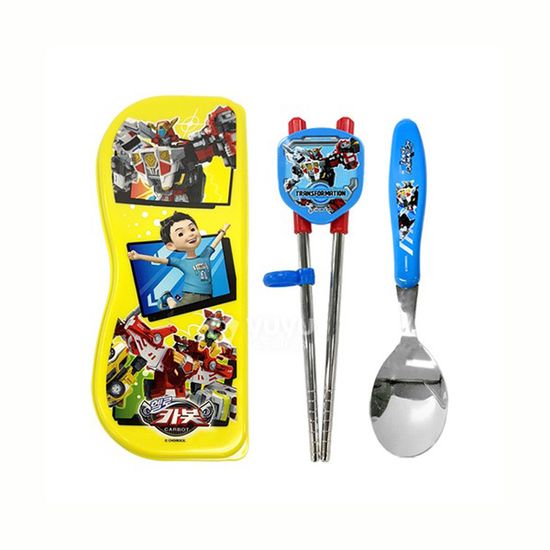 헬로카봇15 양손교정젓가락 수저세트C02146