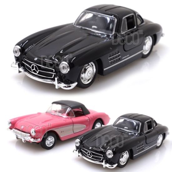 웰리 1957 코브라 콜벳 + 벤츠 300SL 미니카 2P 세트