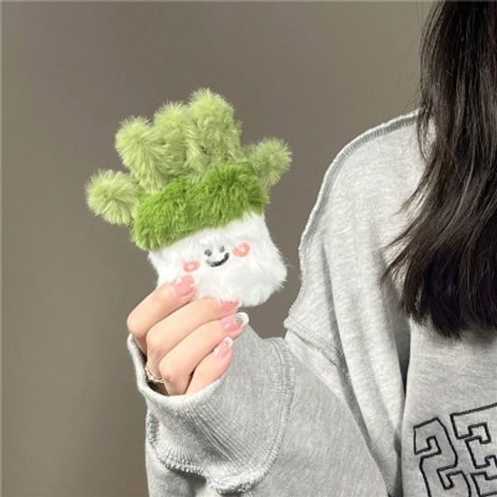 에어팟 3 2 1 프로 채소파 개구리 털 인형 젤리케이스