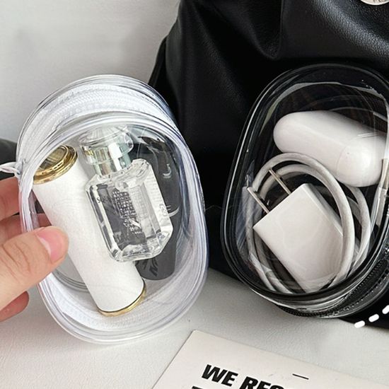 투명 인형 파우치 키링 미니 pvc 파우치백 화장품 