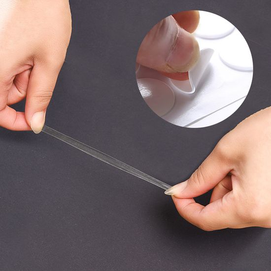 실크 벽지 양면 테이프 자국안남는 실리콘 겔