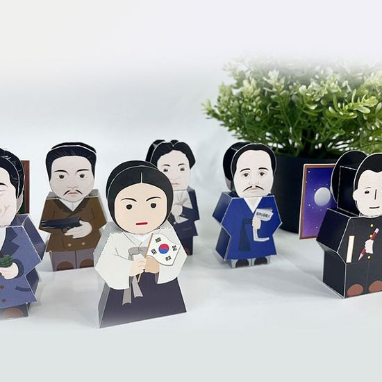 독립운동가2SET (독립운동가스티커+페이퍼토이10종)