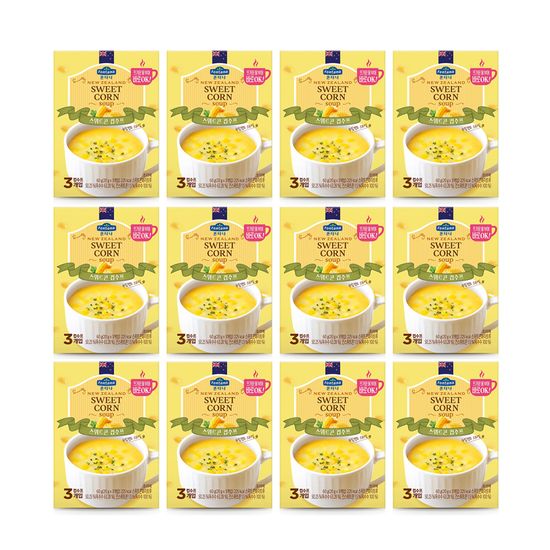 폰타나 스위트콘컵수프60g(20g x 3ct) x 12