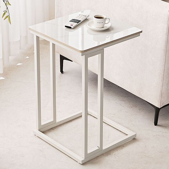 베니 폭좁은테이블 철제 간이 1인 미니 테이블 (착불)