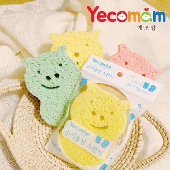 예꼬맘 목욕스펀지 세트구성