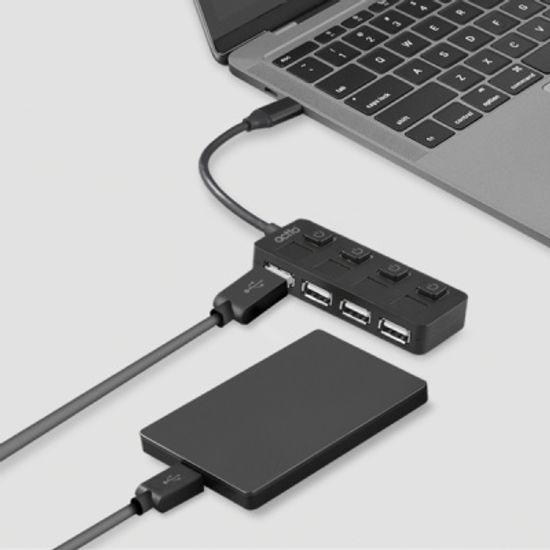 엑토 C타입 USB 3.2 & 2.0 개별 전원 멀티허브 HUB-41